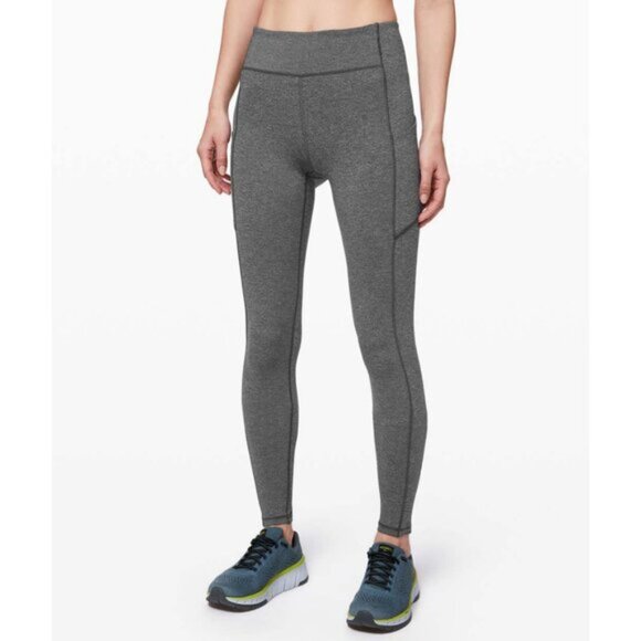 Lululemon Speed Up Tight Leggings Side Phone Pockets High Rise Waisted Tall Long - Picture 7 of 13